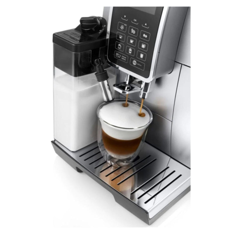 DELONGHI | Dinamica Bean to Cup Fully Automatic Espresso Coffee Machine Silver | ECAM350.75.S