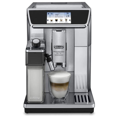 DELONGHI | PrimaDonna Elite Experience Bean to Cup Fully Automatic Espresso Coffee Machine | ECAM650.85.MS