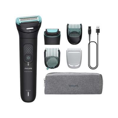 PHILIPS | Body Groomer 7000 Series 2D flex head & dual trim-shave system | BG7470/15