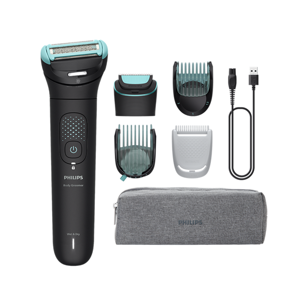 PHILIPS | Body Groomer 7000 Series 2D flex head & dual trim-shave system | BG7470/15