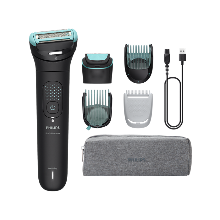 PHILIPS | Body Groomer 7000 Series 2D flex head & dual trim-shave system | BG7470/15