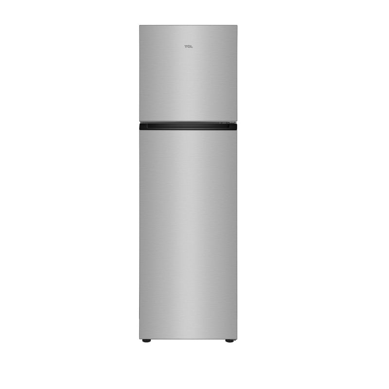 TCL | Double Door Refrigerator 286 Ltrs Silver | P370TMN