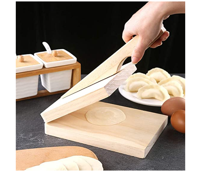 Generic Wooden Tortilla Maker - Beige | JPL2133