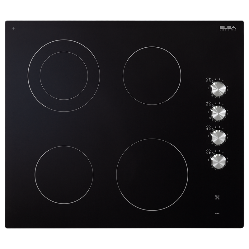 ELBA | Ceramic HOB 60CM - KNOBS | EVC 624 SK