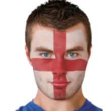 Quick Face Painting Kit with Brush (3 Packets) | EnglandÂ |Â Minagination