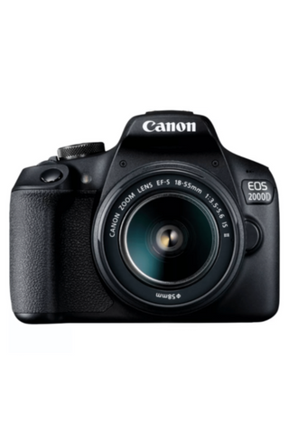 CANON | DSLR Camera + EF-S 18-55mm IS II Lens | EOS 2000D