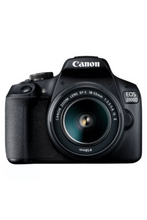CANON | DSLR Camera + EF-S 18-55mm IS II Lens | EOS 2000D