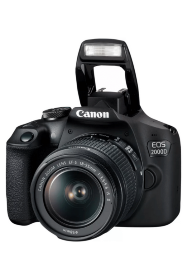 CANON | DSLR Camera + EF-S 18-55mm IS II Lens | EOS 2000D