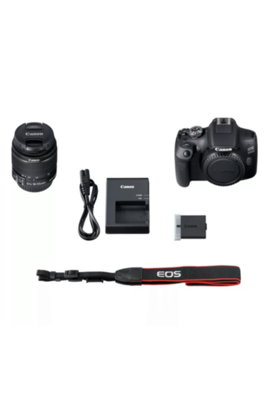 CANON | DSLR Camera + EF-S 18-55mm IS II Lens | EOS 2000D