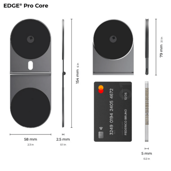 ROLLING SQUARE | EDGE Pro Full Kit Productivity MagSafe modular kit for Phones,Ttablets and Laptops Gray | RSQR 0000004