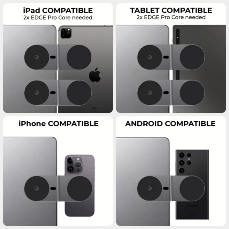 ROLLING SQUARE | EDGE Pro Full Kit Productivity MagSafe modular kit for Phones,Ttablets and Laptops Gray | RSQR 0000004