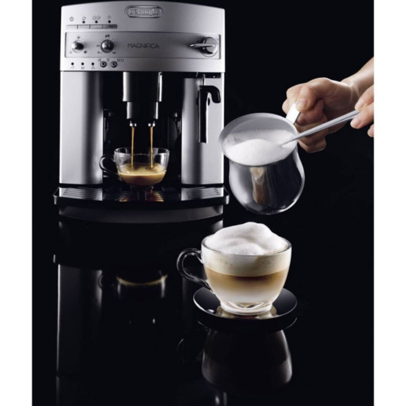 DELONGHI | Magnifica Bean to Cup Fully Automatic Espresso Coffee Machine Silver | ESAM3200.S