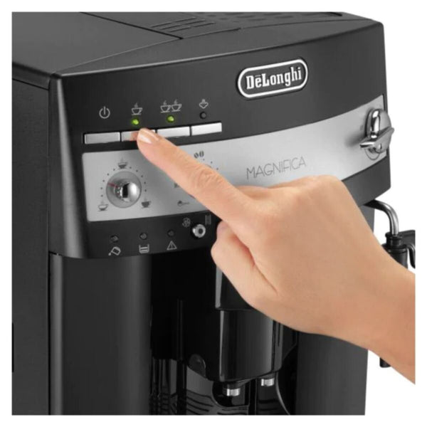 DELONGHI | Magnifica Bean to Cup Fully Automatic Espresso Coffee Machine Black | ESAM3000.B