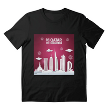 Qatar National Day Skyline Essential T-Shirt Black