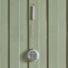 HOMEBOX | Evren Hanging Glass Decor with LED Lights - 12x4x13 cm | 165786510