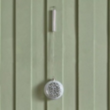 HOMEBOX | Evren Hanging Glass Decor with LED Lights - 12x4x13 cm | 165786510