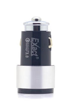 EXACT | Qc 3.0 Car Charger Black | EX1217