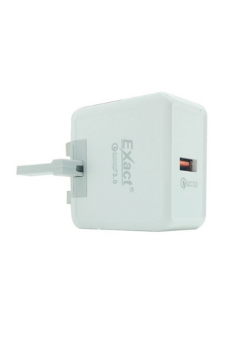 EXACT | Qc 3.0 I Phone Travel Charger | EX2327