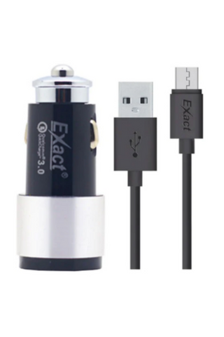 EXACT | Qc 3.0 Micro Car Charger | EX1213