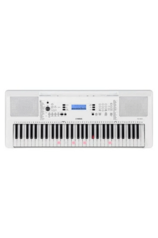 YAMAHA | 61-Keys Beginners Keyboard with Lighted Keys + Adapter | EZ300