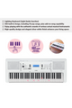 YAMAHA | 61-Keys Beginners Keyboard with Lighted Keys + Adapter | EZ300