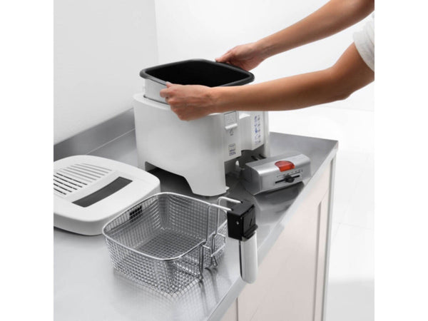 DELONGHI | Deep Fryer with Total Clean System White 1200W | F13235