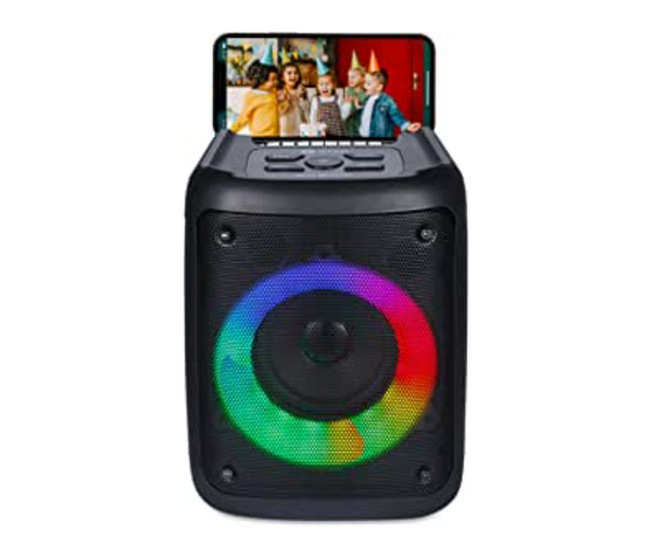 Galaxy 10Watts 3 Inch Driver Cone Bluetooth Speaker with Big Diaphram and 3 Modes of RGB Lights - Black | JPM4195