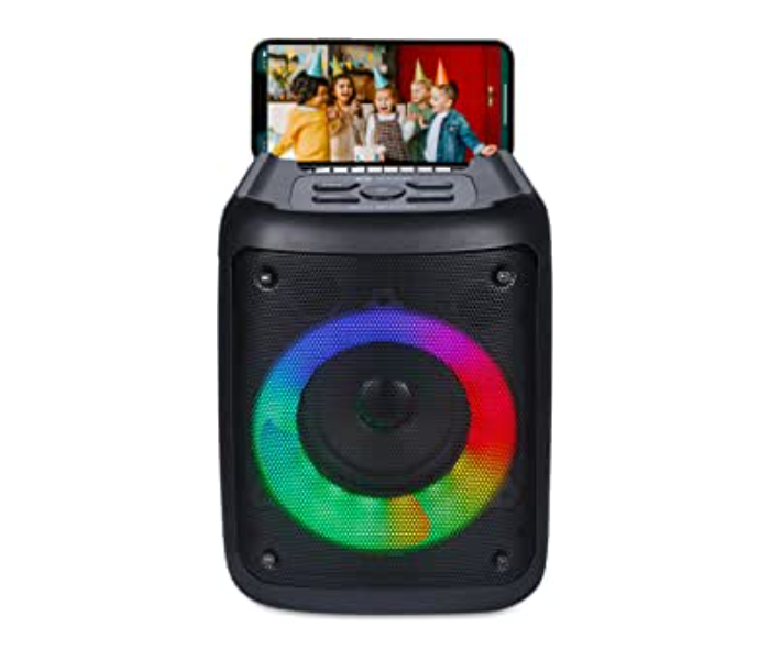 Galaxy 10Watts 3 Inch Driver Cone Bluetooth Speaker with Big Diaphram and 3 Modes of RGB Lights - Black | JPM4195