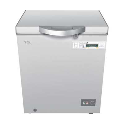 ثلاجة TCL | مجمدة أفقية، سعة 188 لترًا، بتحكم ميكانيكي، لون فضي | F188CFSL