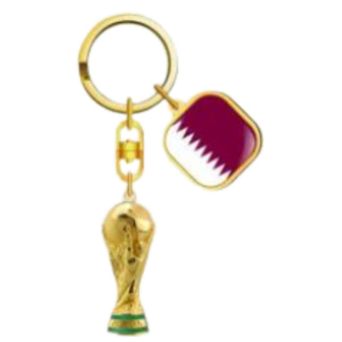 3D Trophy Keychain Customized Country Design Qatar | F22-KC-0003-QA