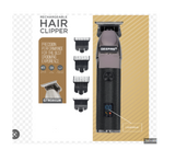 GEEPAS | Rechargeable USB Hair Clipper with LED Display Black and Grey | GTR56028