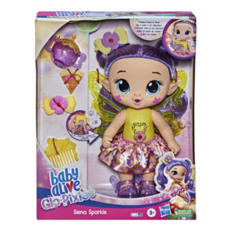 HASBRO | Baby Alive Glo Pixies Siena Sparkle Toy | HSO106TOY01230