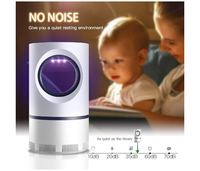 Generic-Electric Mosquito Killer Lamp USB Power Anti-mosquito Trap LED Night Light Lamp Bug Insect Killer Light Repeller | JPO4272