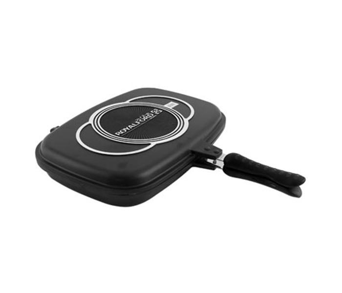 ROYALFORD | 36 Cm Double Grill Pan Black | Rf6619