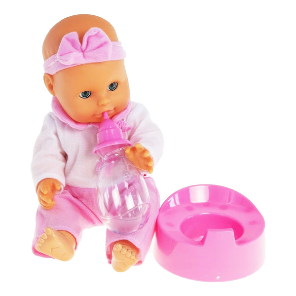 BAMBOLINA | Amore 33cm Drink N Wet Doll With Potty | BD1807SUP