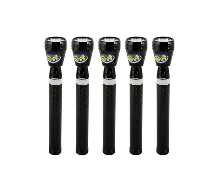 GEEPAS | 258.5Mm 5-In-1 Rechargeable Led Flashlight Combo | Gfl4669