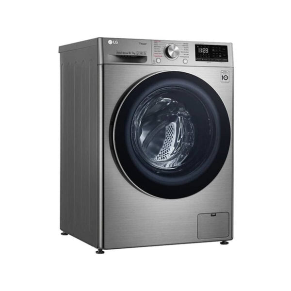 LG | F4V5RGP2T Washer & Dryer, 10/7 Kg, Bigger Capacity, AI DD, Steam, ThinQ