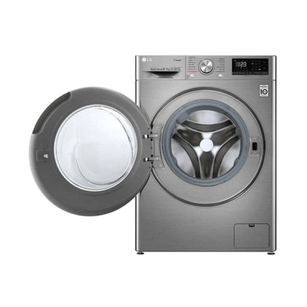 LG | F4V5RGP2T Washer & Dryer, 10/7 Kg, Bigger Capacity, AI DD, Steam, ThinQ