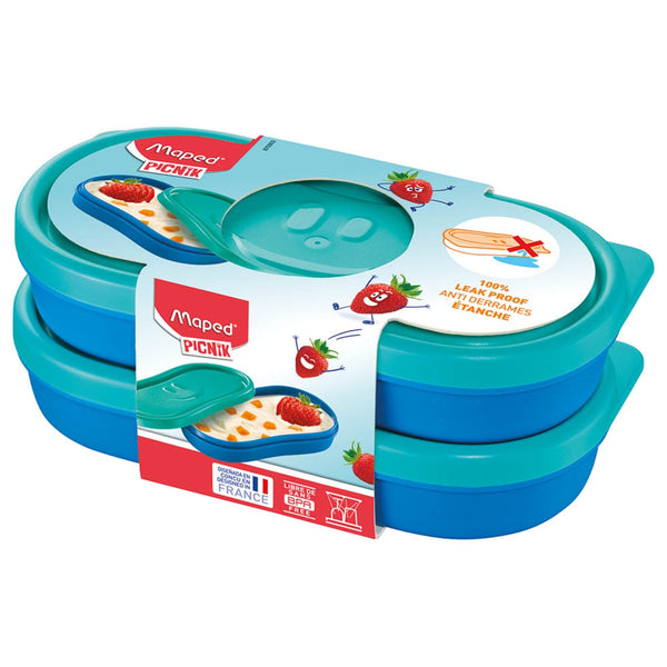 PICNIK | Concept Snack box Blue Pk=2pcs | MD-870903