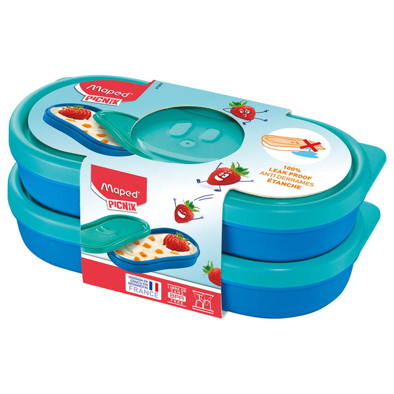 PICNIK | Concept Snack box Blue Pk=2pcs | MD-870903