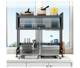 Dish Drying Rack Storage Above The Sink With Top Glass Shelves For Kitchen Bowl Storage | JPN1999