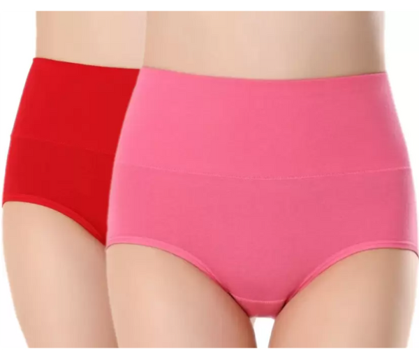 Free Size Women's High Waist Comfy Seamless Stretch Band Waist Lingerie Panty | JPN1997