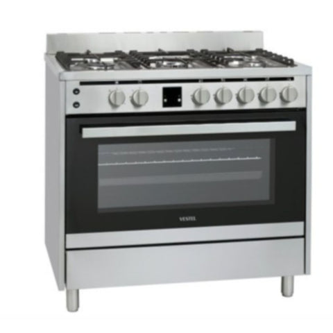 VESTEL | 5 Burner Cooker Full Gas 90x60cm | F96M50X