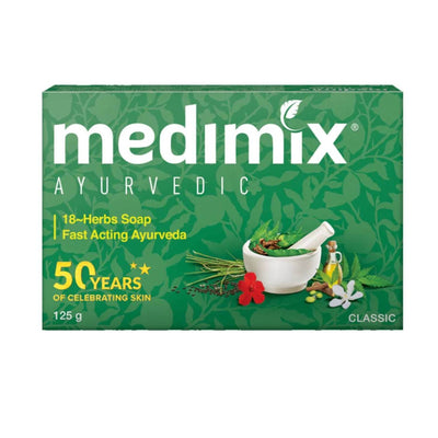 MEDIMIX | Ayurvedic Classic 18 Herbs Soap 125g | CLL1000020