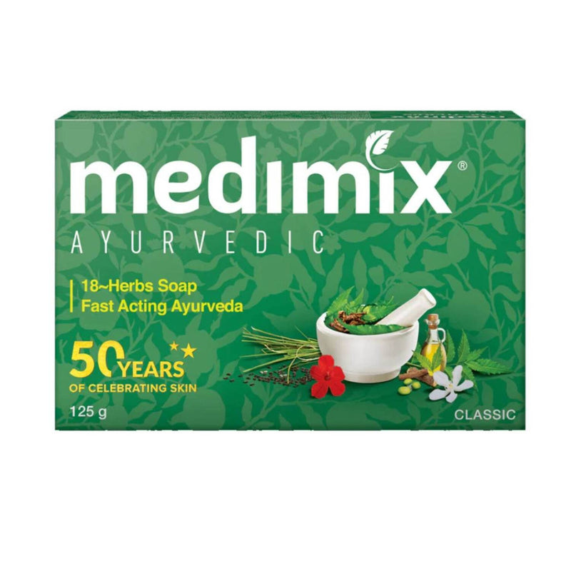 MEDIMIX | Ayurvedic Classic 18 Herbs Soap 125g | CLL1000020
