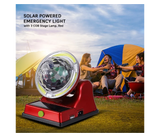 Solar Powered Emergency Light with 3 COB Stage Lamp, Red | JPO6419