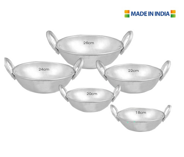 Olympia OE-1413-OLD 5 pcs Multipurpose Aluminium Balti Dish | JPF8703