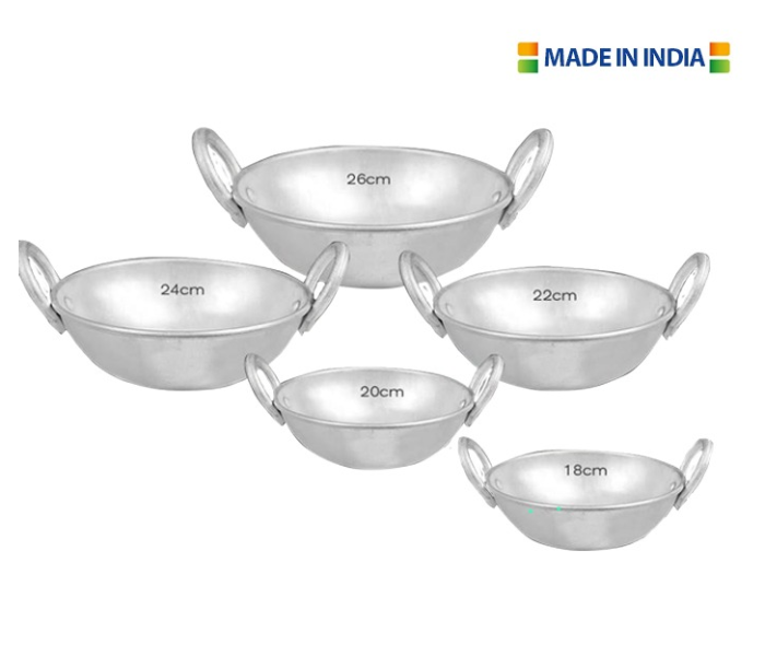 Olympia OE-1413-OLD 5 pcs Multipurpose Aluminium Balti Dish | JPF8703