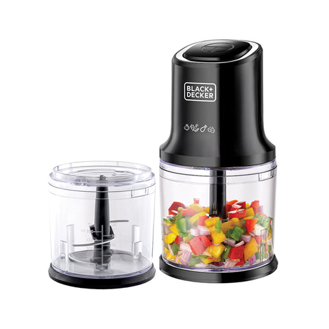 BLACK+DECKER | Vertical Food Chopper With Extra Bowl 500W | FC500J-B5