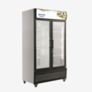 GENERALCO | 2 Door Glass Freezer & Cooler 466L  | FCD-LS111AHA